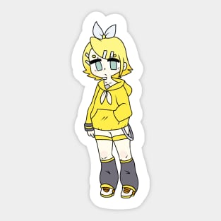 RIN KAGAMINE 'Sweater Weather' Sticker